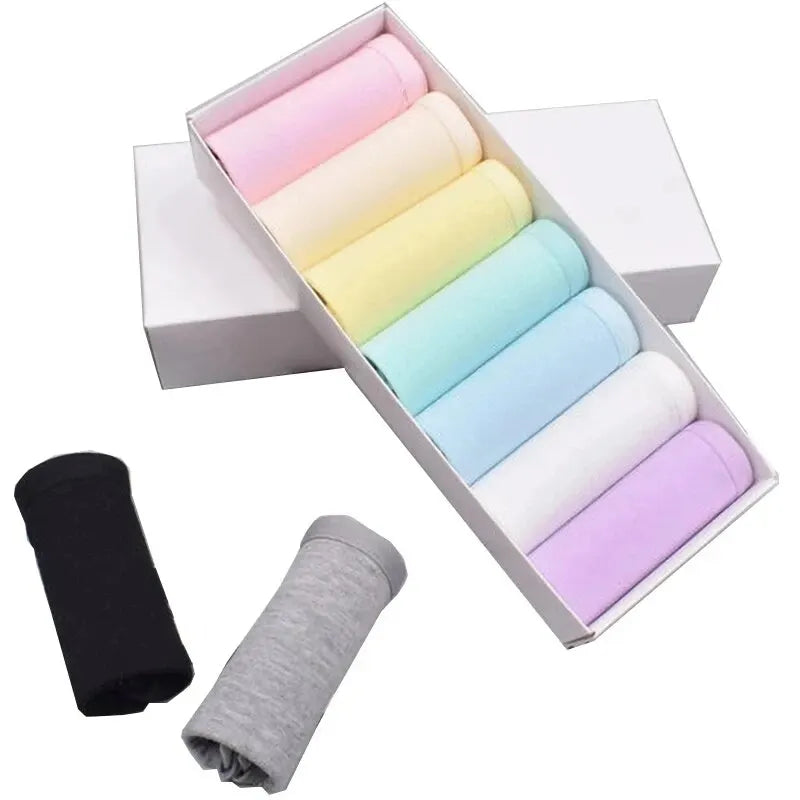 Women’s Cotton Panties 7‑Pack – Breathable Mid‑Rise Briefs - 3KDyn
